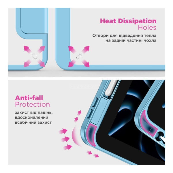 Фото - Чехол для планшета Armorstandart Y-Type PEN for Samsung Galaxy Tab A9+ Blue (ARM85501)