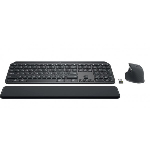 Фото - Клавиатура+мышь беспроводная Logitech MX Keys for Business UA Graphite Gen 2 (920-010933)