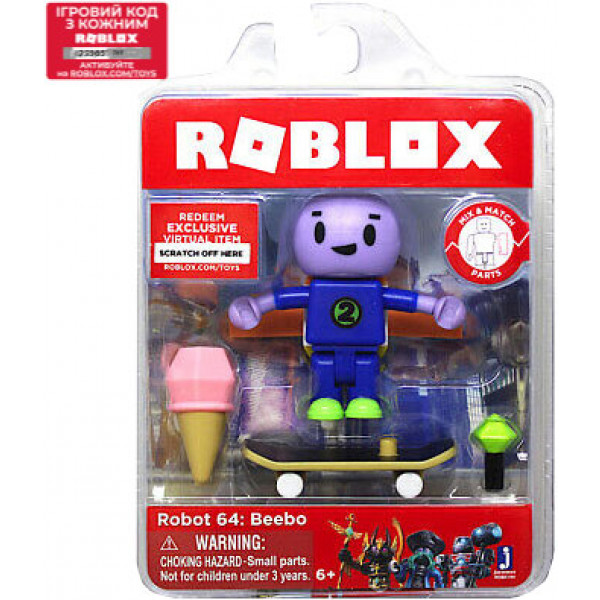 Фото - Коллекционная фигурка Jazwares Roblox Core Figures Robot 64: Beebo W5 (ROB0194)