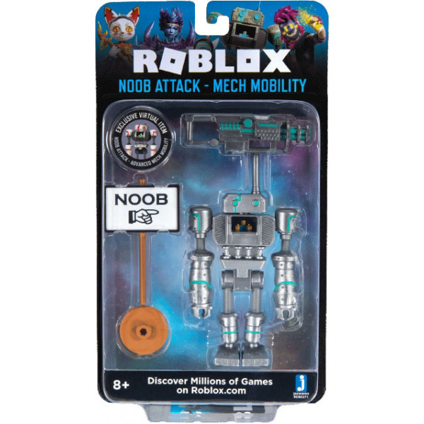 Фото - Коллекционная фигурка Jazwares Roblox Imagination Figure Pack Noob Attack Mech Mobility W7 (ROB0271)