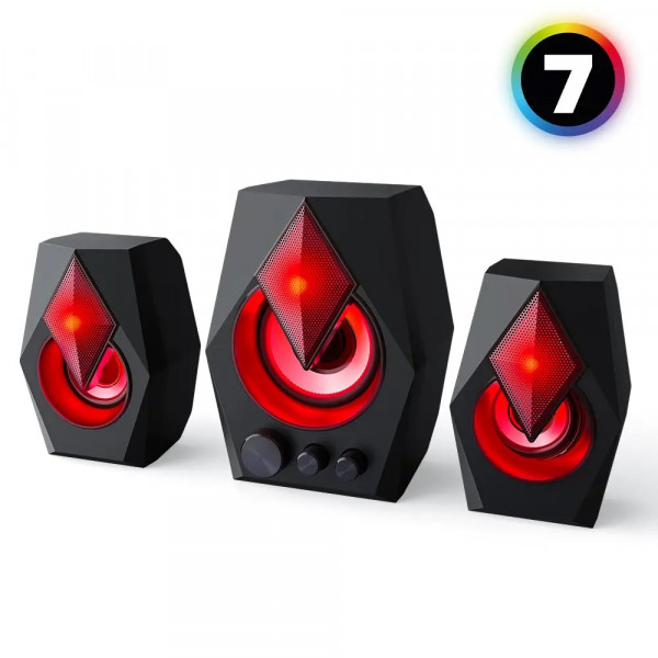 Фото - Компьютерная акустика 2.1 T-Wolf S128 Black (TW-S128)