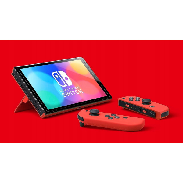Фото - Игровая приставка портативная Nintendo Switch OLED Red Mario Special Edition