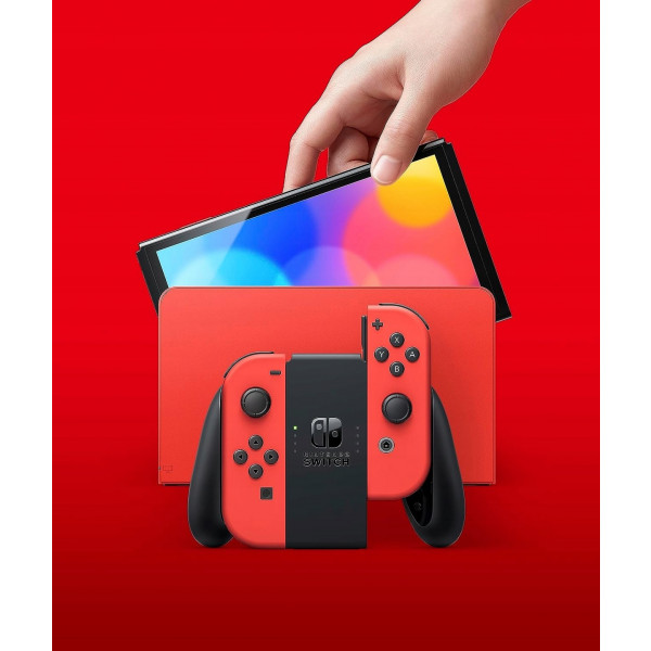 Фото - Игровая приставка портативная Nintendo Switch OLED Red Mario Special Edition