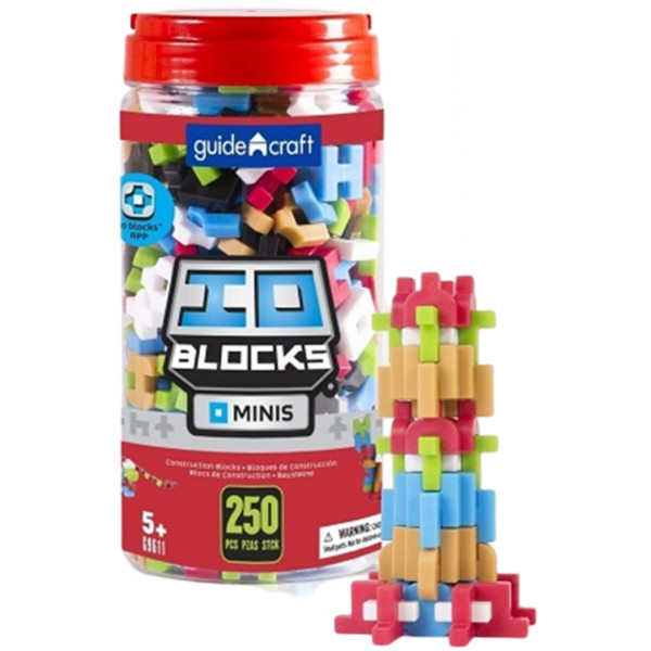 Фото - Пластиковый конструктор Guidecraft IO Blocks Minis с дополненной 3d реальностью, 250 деталей (G9611)