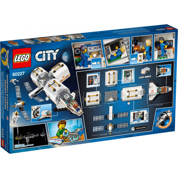 Фото - Конструктор LEGO City Лунная космическая станция 412 деталей (60227)