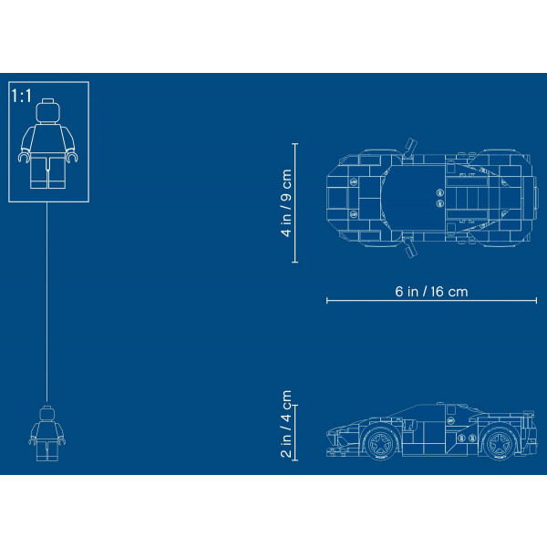 Фото - Конструктор LEGO Speed Champions Ferrari F8 Tributo (76895)