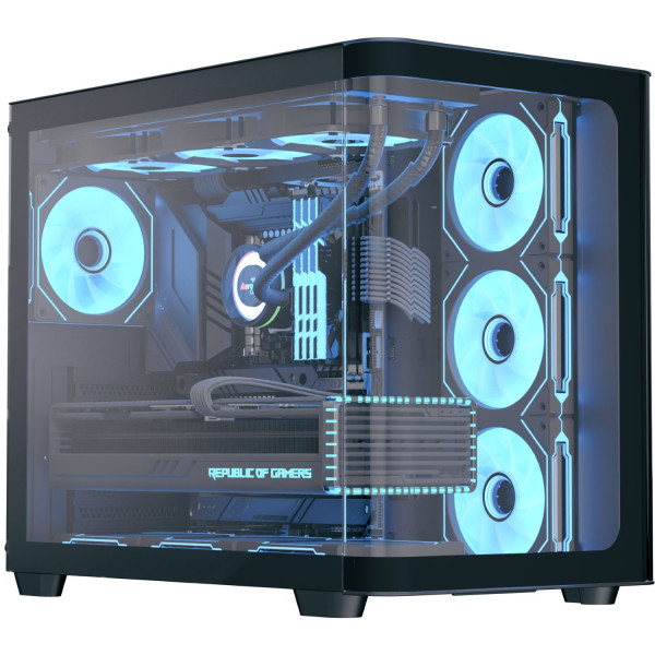 Фото - Корпус AEROCOOL P500C-G-BK-v1 (ACCM-PN01043.11) Black без БП