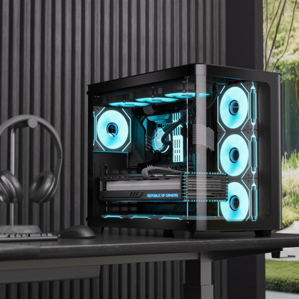 Фото - Корпус AEROCOOL P500C-G-BK-v1 (ACCM-PN01043.11) Black без БП