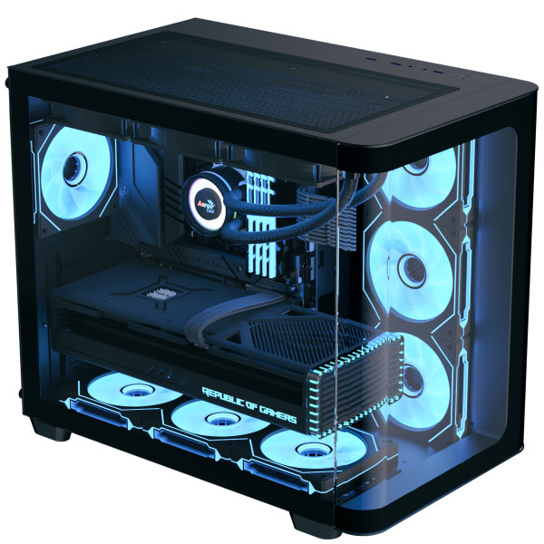 Фото - Корпус AEROCOOL P500C-G-BK-v1 (ACCM-PN01043.11) Black без БП