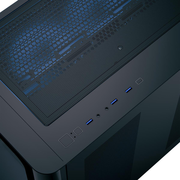 Фото - Корпус AEROCOOL P500C-G-BK-v1 (ACCM-PN01043.11) Black без БП