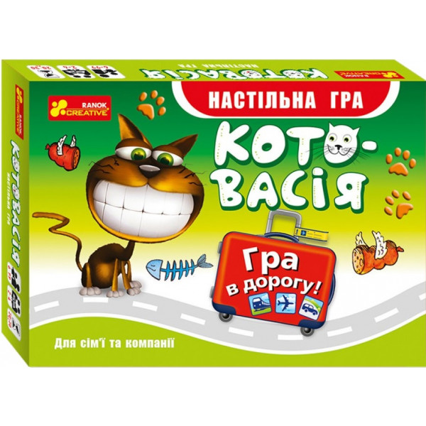 Фото - Настольная игра (3-4 года) Ranok-Creative Котовасия (дорожная), укр. (309676)