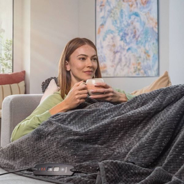 Фото - Электроодеяло Beurer HD 65 Dark Grey
