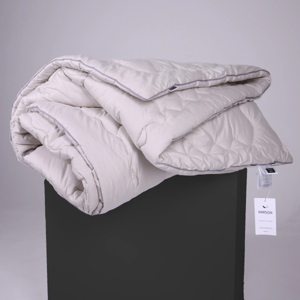 Фото - Одеяло демисезонное полуторное MirSon шерстяная №1060 Silver Cloud 155х215 см (2200010356441)