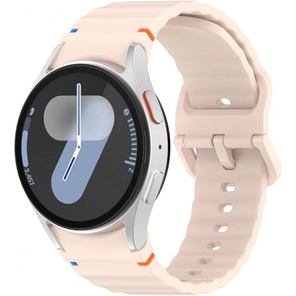 Фото - Ремешок для смарт-часов BeCover Ribbed Tape for Samsung Galaxy Watch (20mm) 3 41mm/4 40mm-44mm/5 40-44mm/6 40-44mm/7 40-44mm Pink (712047)