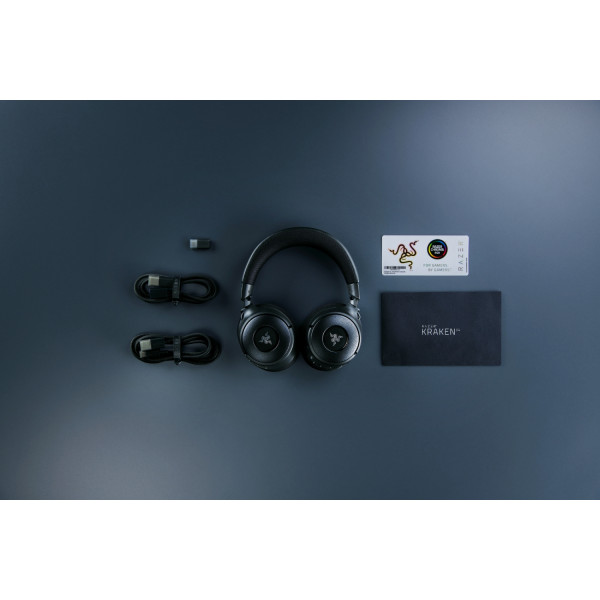 Фото - Уценка - Гарнитура беспроводная игровая Razer Kraken V4 (RZ04-05170100-R3M1)