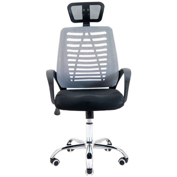 Фото - Кресло офисное Richman Бласт Хром M-1 (Tilt) Сетка черная + серая