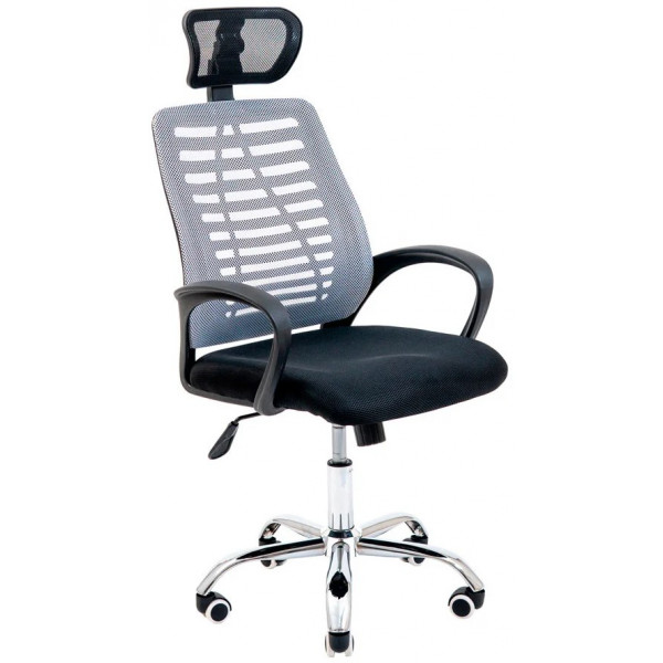 Фото - Кресло офисное Richman Бласт Хром M-1 (Tilt) Сетка черная + серая