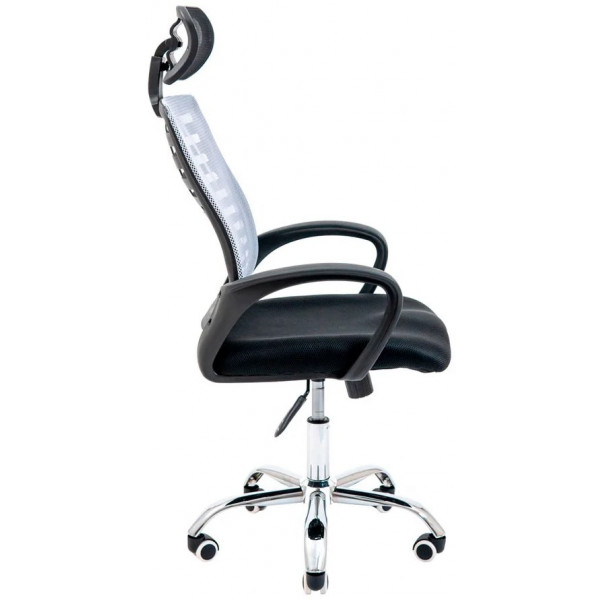 Фото - Кресло офисное Richman Бласт Хром M-1 (Tilt) Сетка черная + серая