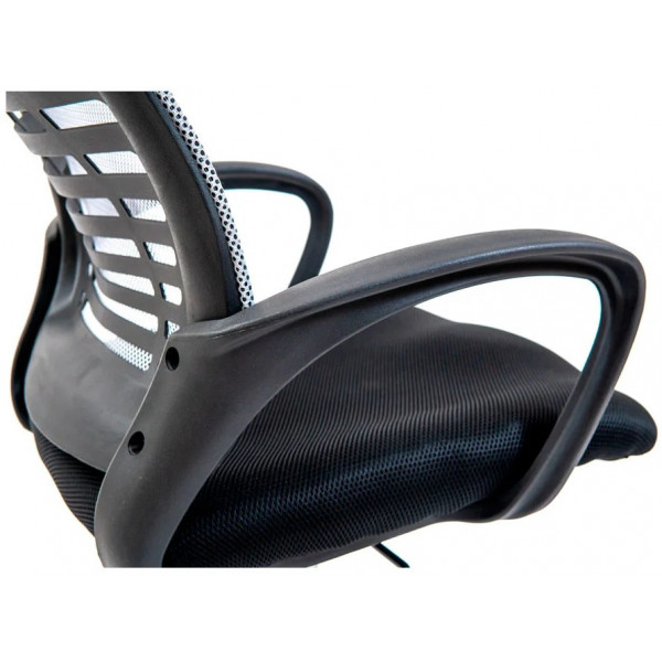 Фото - Кресло офисное Richman Бласт Хром M-1 (Tilt) Сетка черная + серая