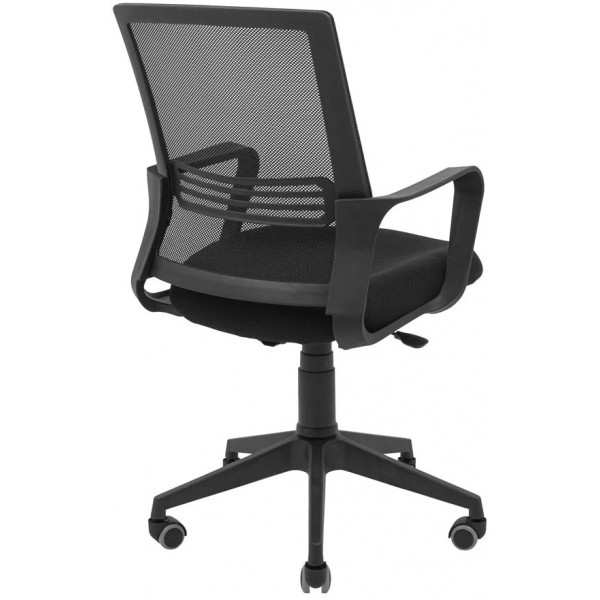 Фото - Кресло офисное Richman Джина Пластик Пиастра Сетка черная + серая