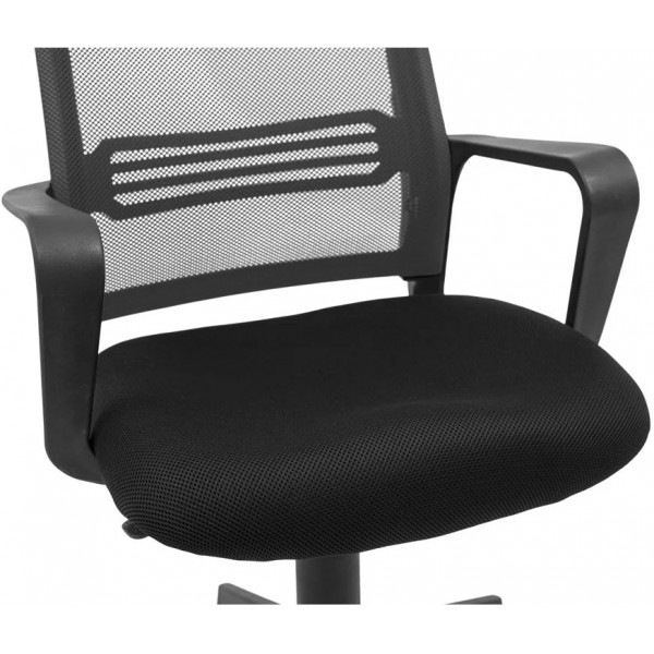 Фото - Кресло офисное Richman Джина Пластик Пиастра Сетка черная + серая