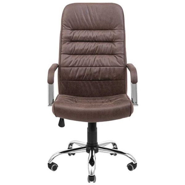 Фото - Кресло офисное Richman Лион Ю Хром П5 M-1 (Tilt) Амели Кофе