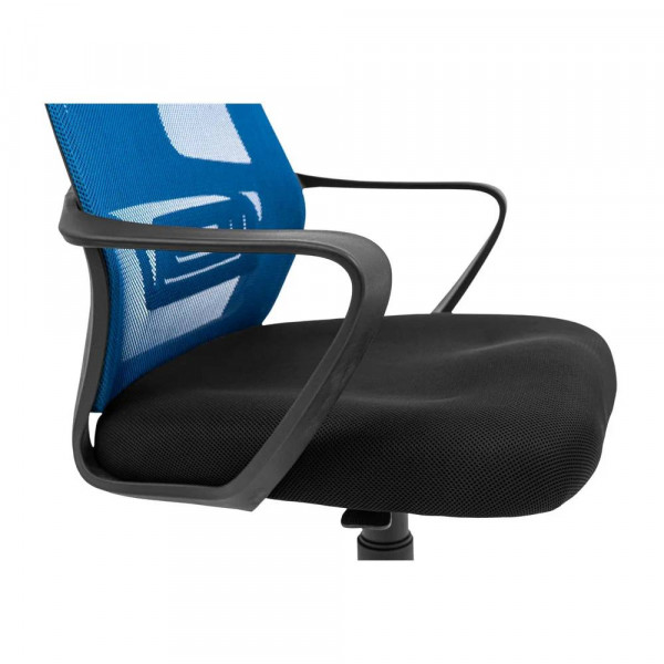 Фото - Кресло офисное Richman Профи Пластик Пиастра Сетка черная + синяя