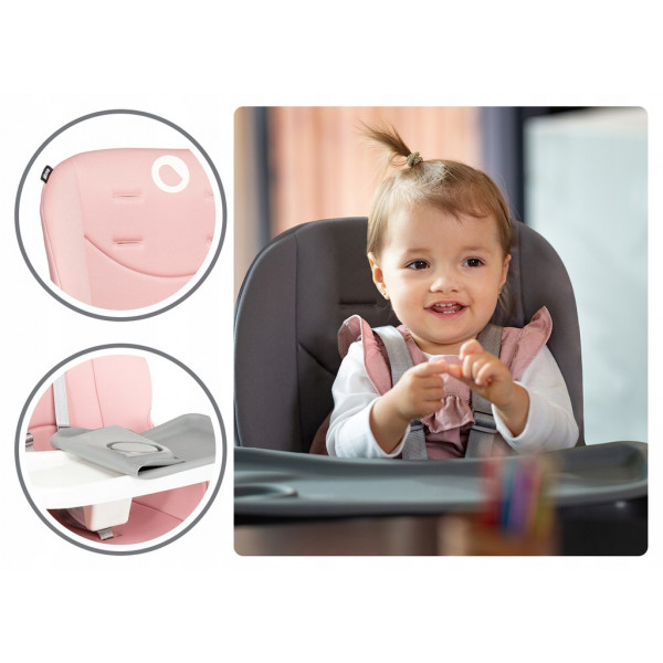 Фото - Стульчик для кормления трансформер Lionelo Mona Bubblegum