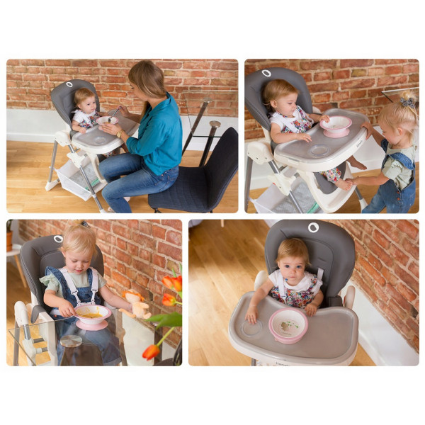 Фото - Стульчик для кормления трансформер Lionelo Linn Plus Beige