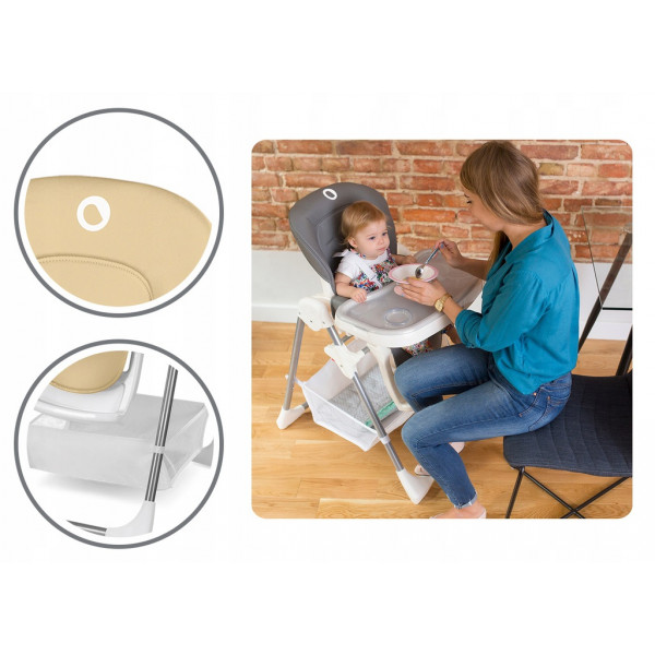 Фото - Стульчик для кормления трансформер Lionelo Linn Plus Beige