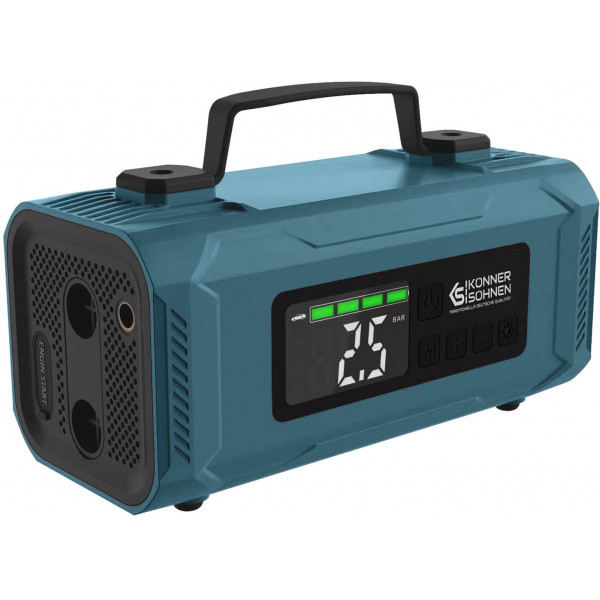 Фото - Пускозарядное устройство Konner&Sohnen JSP-2000 с компрессором (KSJSP-2000)