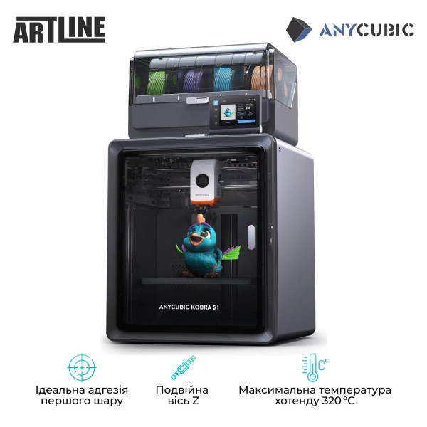Фото - 3-D принтер Anycubic Kobra S1 Combo (KS1CBK0A-O)