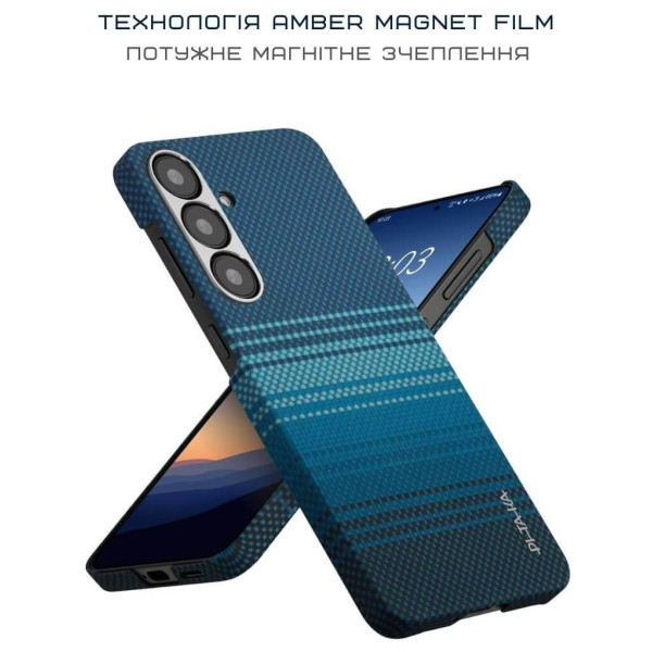 Фото - Чехол для смартфона Pitaka Tactile Woven Case Moonrise for Samsung Galaxy S25 (KS2502)