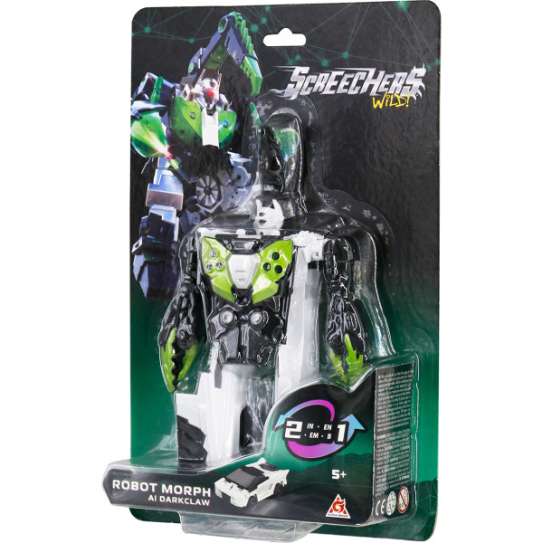 Фото - Робот-трансформер Screechers Wild! S5 - ДАРККЛО (KS686154)