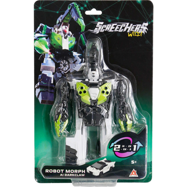 Фото - Робот-трансформер Screechers Wild! S5 - ДАРККЛО (KS686154)