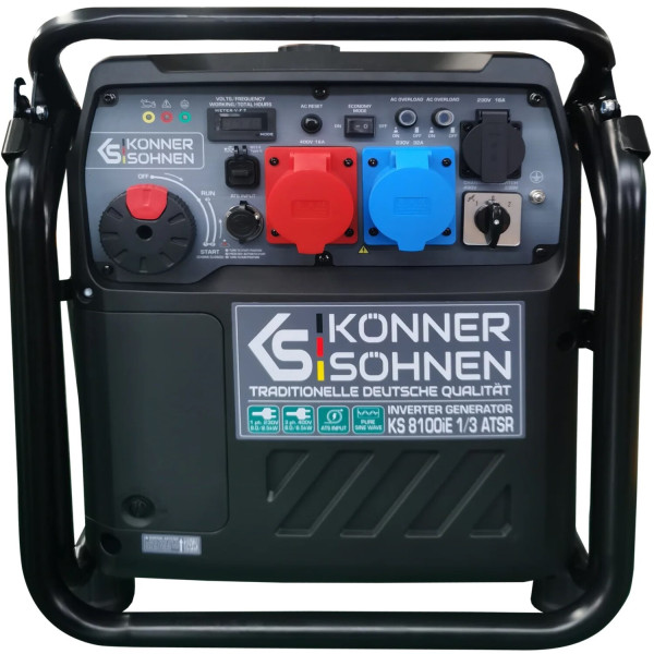 Фото - Генератор инверторный Konner&Sohnen KS 8100iE 1/3 ATSR