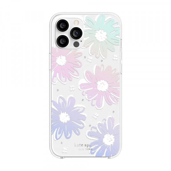 Фото - Чехол для смартфона Kate Spade New York Protective Hardshell Case (1-PC Comold) for iPhone 12 Pro Max - Daisy Iridescent Foil/White/Clear/Gems (KSIPH-154-DSYIR) Фото - Чехол для смартфона Kate Spade New York Protective Hardshell Case (1-PC Comold) for iPhone 12 Pro Max - Daisy Iridescent Foil/White/Clear/Gems (KSIPH-154-DSYIR)