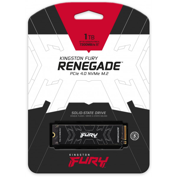 Фото - Уценка - SSD-накопитель внутренний Kingston Fury Renegade 1.0TB M.2 2280 PCIe 4.0 x4 NVMe 3D TLC (SFYRS/1000G)