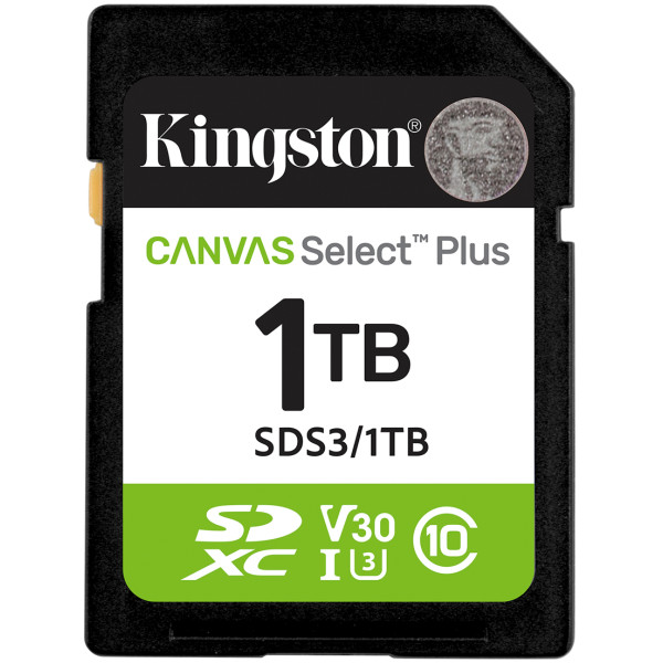 Фото - Карта памяти Kingston 1TB SDXC Canvas Select Plus Gen3 (SDS3/1TB)