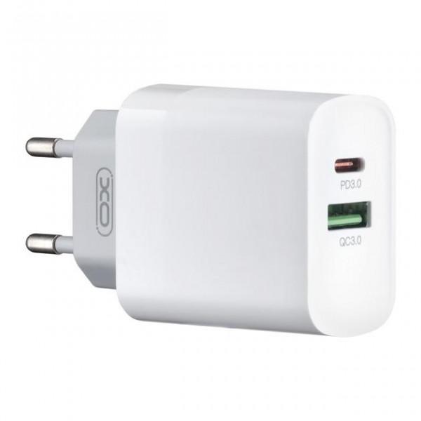 Фото - Сетевое зарядное устройство XO L64 18W White (L64-WH)