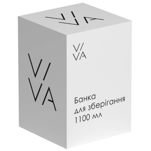 Фото - Емкость для сыпучих Viva PURL 1100 мл (23030133)
