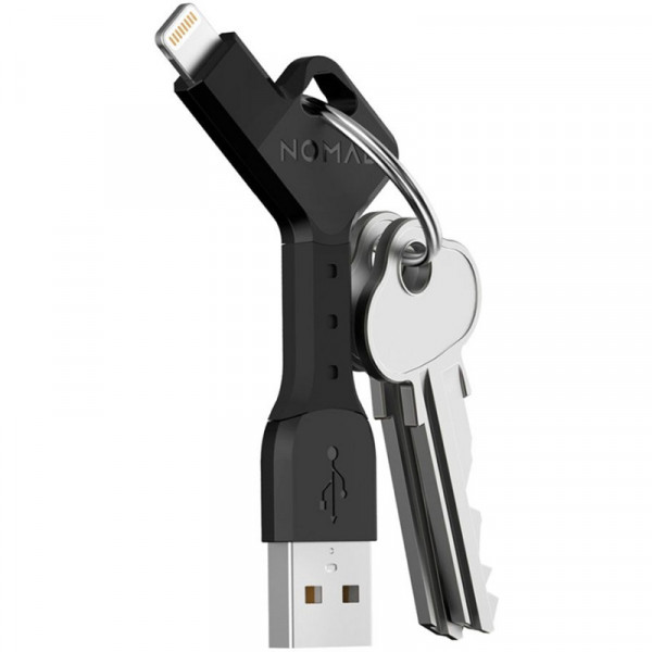 Фото - Кабель синхронизации данных Nomad Key Apple Lightning Black (KEY-LIGHTNING)