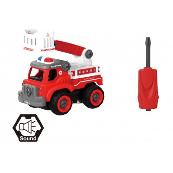Фото - Пластиковый конструктор DIY Spatial Creativity пожарный (LM8034-SZ-1)