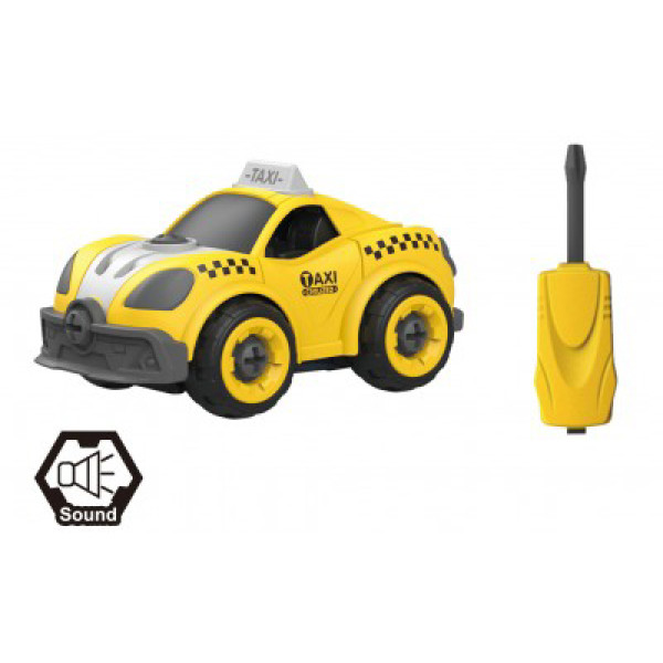 Фото - Пластиковый конструктор DIY Spatial Creativity такси (LM8071-SZ-1)
