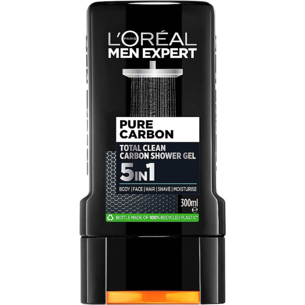 Фото - Гель для душа L'Oreal Paris Men Expert Total Clean 5 в 1 300 мл (3600523535989) Фото - Гель для душа L'Oreal Paris Men Expert Total Clean 5 в 1 300 мл (3600523535989)