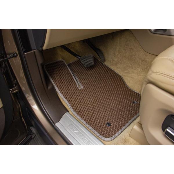 Фото - Коврики ворсовые в салон авто EVAtech Standard для Land Rover Range Rover (L405) 2012-2021 4 поколение SUV EU черный кант (LR21685Z3LA8VEB)