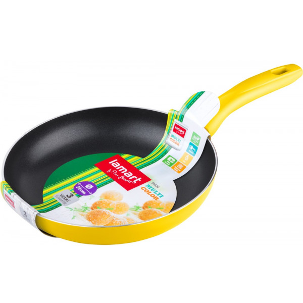 Фото - Сковорода универсальная Lamart LT1021 24см yellow