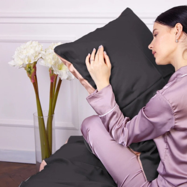 Фото - Наволочка MirSon Сатин 0165+0240 Latte 70х70 (2200001217942)