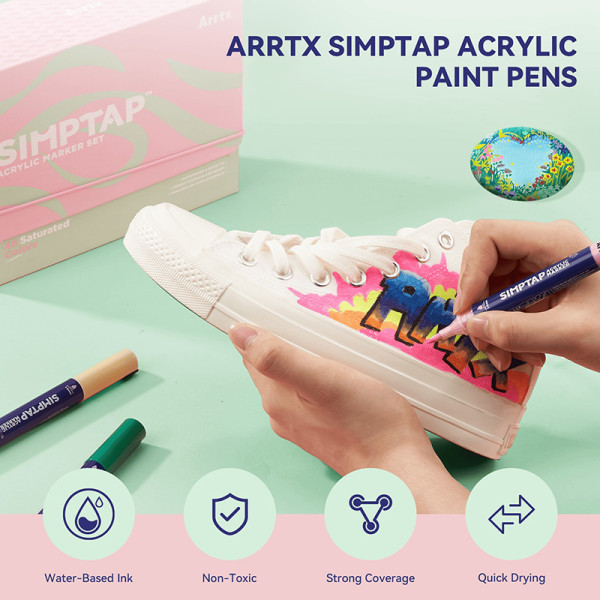 Фото - Набор маркеров Arrtx AACM-0748D 48 цв. (LC304103)