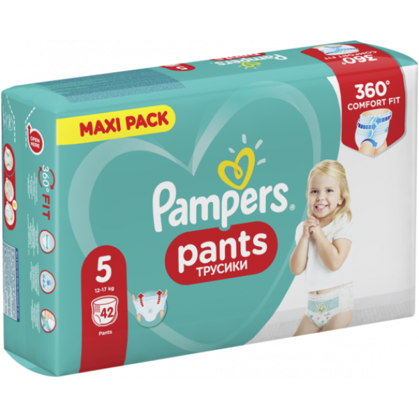 Фото - Одноразовые подгузники-трусики Pampers Pants Junior 5 (12-17 кг), 42 шт.